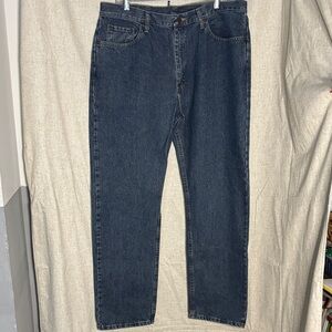 Wrangler Men's Dark Blue Regular fit Jeans 38x32